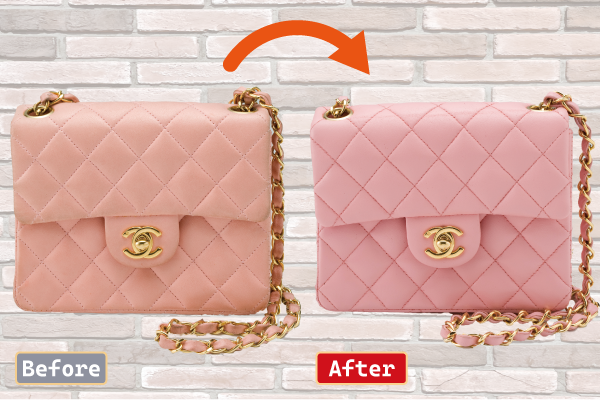 シャネルのバッグ染め直し